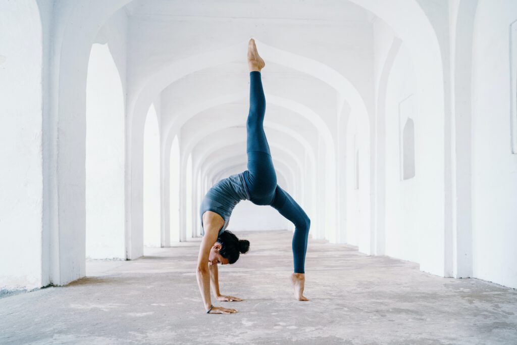 Yoga Position Frau 