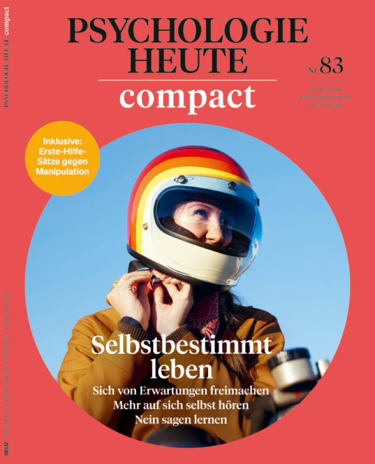 Psychologie heute compact. In der Ausgabe 83 (12/2025) ist ein Artikel von mir zum Thema: „Ich fühle mich anders. Und jetzt?“ geschrieben.